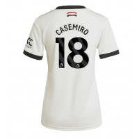 Manchester United Casemiro #18 Tretí Ženy futbalový dres 2024-25 Krátky Rukáv